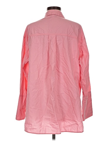 Topshop Long Sleeve Button-Down Shirt (view 2)
