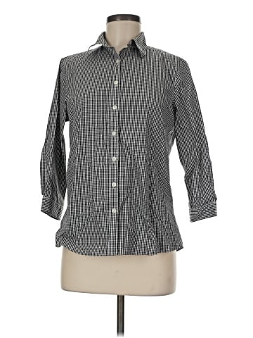 Lands' End 3/4 Sleeve Button-Down Shirt (view 1)