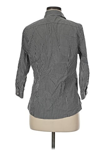 Lands' End 3/4 Sleeve Button-Down Shirt (view 2)