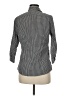 Lands' End 100% Baumwolle Houndstooth Gray 3/4 Sleeve Button-Down Shirt Size 8 - photo 2