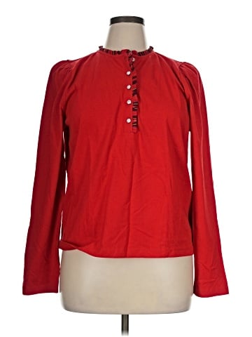 J.Crew Factory Store Long Sleeve Blouse (view 1)