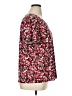 Elementz Floral Red Short Sleeve T-Shirt Size 1X - photo 4