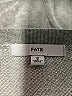 Fate 100% Cotton Stars Gray Pullover Sweater Size S - photo 4