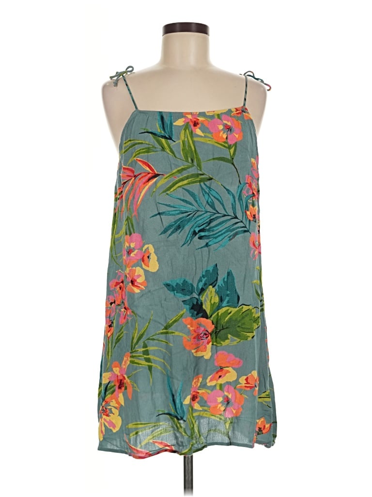 Pre-owned Billabong Casual Dress In Teal