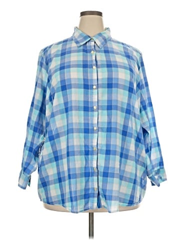 3J Workshop 3/4 Sleeve Button-Down Shirt (view 1)