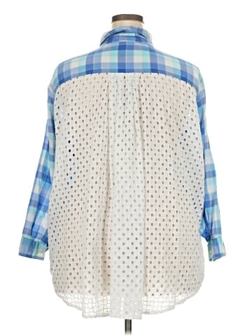 3J Workshop 3/4 Sleeve Button-Down Shirt (view 2)