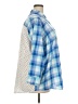3J Workshop 100% Cotton Plaid Blue 3/4 Sleeve Button-Down Shirt Size 3X - photo 4