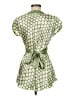 Vanity 100% Polyester Green Short Sleeve Blouse Size M - photo 2