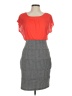 En Focus Studio Houndstooth Orange Cocktail Dress Size 8 - photo 1