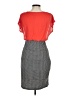 En Focus Studio Houndstooth Orange Cocktail Dress Size 8 - photo 2