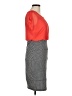 En Focus Studio Houndstooth Orange Cocktail Dress Size 8 - photo 4