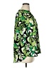 Cato 100% Polyester Tropical Green Short Sleeve Blouse Size XL - photo 4