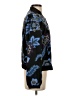 Joe Fresh 100% Polyester Floral Blue Track Jacket Size S - photo 4