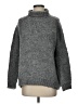 Zara Tweed Gray Turtleneck Sweater Size S - photo 1