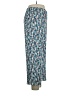 Ninety 100% Polyester Print Blue Casual Pants Size XL Petite - photo 4