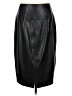 Bold Elements 100% Polyester Black Faux Leather Skirt Size M - photo 1