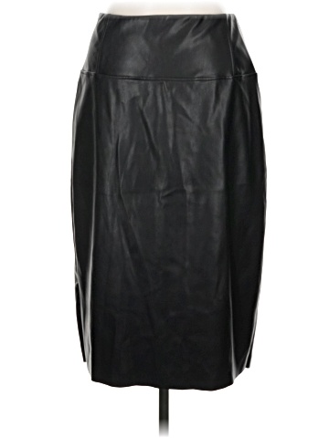 Bold Elements Faux Leather Skirt (view 2)