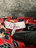 Parker 100% Silk Print Red Casual Dress Size XS - photo 7