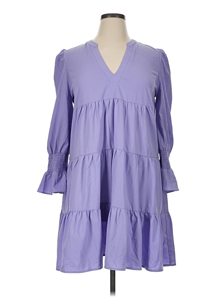 Pre-owned Pomander Place Casual Dress In Purple