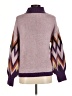 Francesca's Chevron-herringbone Purple Pullover Sweater Size M - photo 2