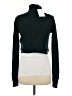 Seraphine Color Block Teal Green Turtleneck Sweater Size 6 - photo 2