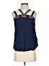 Xhilaration 100% Rayon Blue Sleeveless Blouse Size S - photo 1