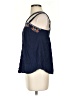 Xhilaration 100% Rayon Blue Sleeveless Blouse Size S - photo 5