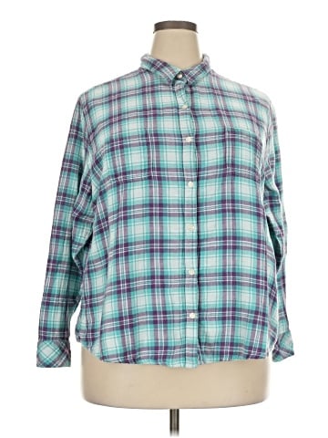 Riders by Lee Long Sleeve Button-Down Shirt (view 1)