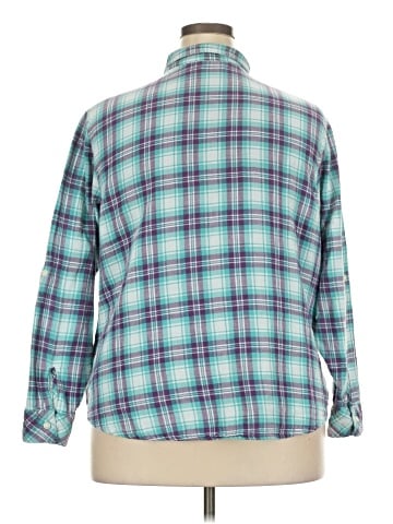 Riders by Lee Long Sleeve Button-Down Shirt (view 2)