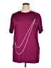 Nike 100% Polyester Burgundy Active T-Shirt Size XL - photo 1