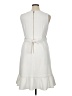 Calvin Klein 100% Polyester Solid Ivory Cocktail Dress Size 14 - photo 2