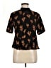 A.L.C. 100% Polyester Orange Short Sleeve Blouse Size 8 - photo 1