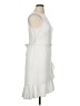 Calvin Klein 100% Polyester Solid Ivory Cocktail Dress Size 14 - photo 4