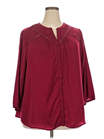 Simplee 3/4 Sleeve Blouse (view 1)