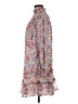 CeCe 100% Polyester Paisley Gray Casual Dress Size M - photo 5