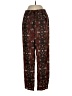 Cartonnier 100% Polyester Print Brown Casual Pants Size S - photo 1