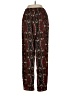 Cartonnier 100% Polyester Print Brown Casual Pants Size S - photo 2