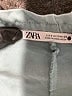 Zara Teal Overall Shorts Size S - photo 3