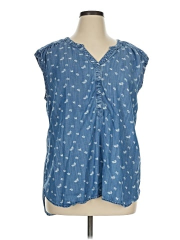 Natural Reflections Sleeveless Blouse (view 1)