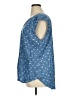Natural Reflections 100% Lyocell Blue Sleeveless Blouse Size 1X - photo 5