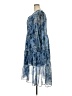 Joie 100% Polyester Paisley Blue Casual Dress Size XXL - photo 5