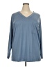 Zenana Blue 3/4 Sleeve T-Shirt Size 2X - photo 1