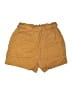 FRNCH 100% Viscose Solid Tan Khaki Shorts Size L - photo 2