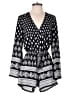 Bebop 100% Polyester Paisley Black Romper Size S - photo 1