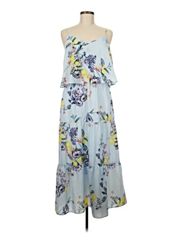 Kaari Blue Casual Dress (view 1)
