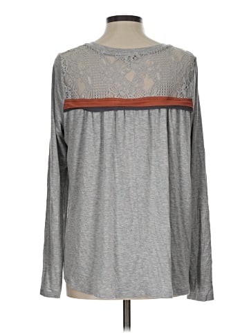 Hem & Thread Long Sleeve Top (view 2)