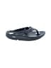 Oofos Black Flip Flops Size 8 (wide) - photo 1