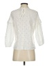 Chenault 100% Cotton Ivory 3/4 Sleeve Blouse Size XS - photo 2