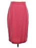 St. John Collection Solid Red Wool Skirt Size 4 - photo 1
