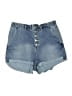 BLUE SPICE Blue Denim Shorts Size 13 - photo 1